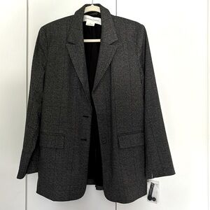 Treasure and Bond grey plaid blazer